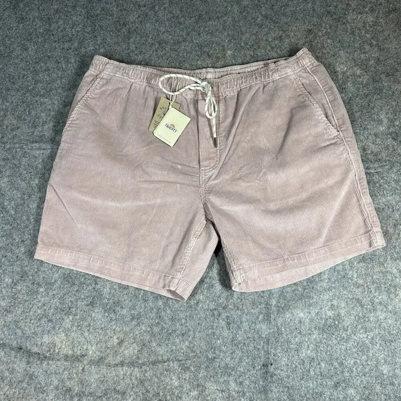Faherty Shorts Mens 2XL Drawstring Cord Short Quartz Chino Corduroy Preppy